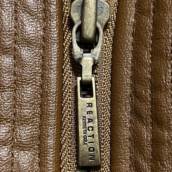 Kennith Cole Reaction Coat Women’s Small Tan Boho Casual Warm Fun Playful Y2K - Picture 5 of 13